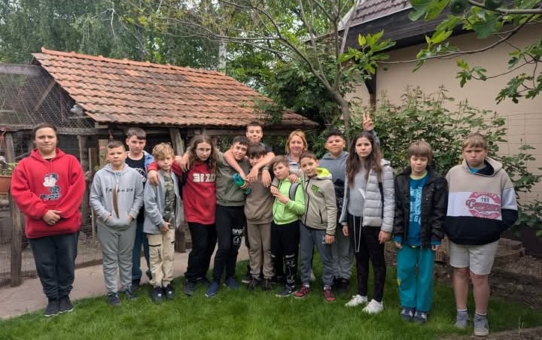 Madárbemutató az 5. osztályosoknak